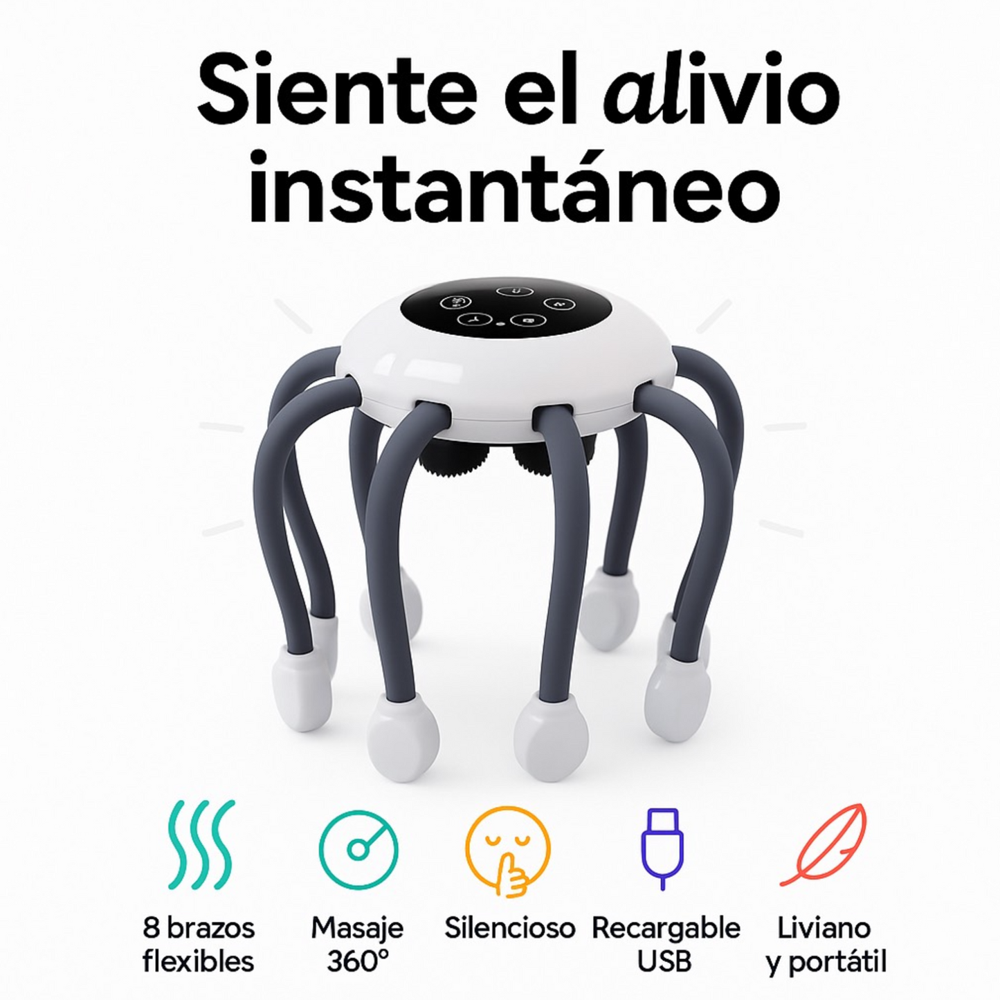 Masajeador Zen Pro . Para aliviar el dolor de cabeza.